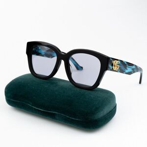NEW Gucci GG1550SK 003 Black Violet Women Square Sunglasses GG 1550SK